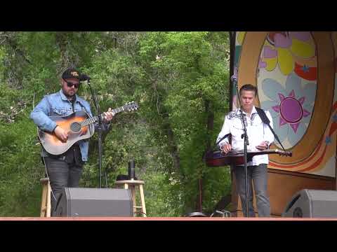 Footlights- Trey Hensley and Rob Ikes-at Rockygrass, Lyons, CO - July 29, 2022