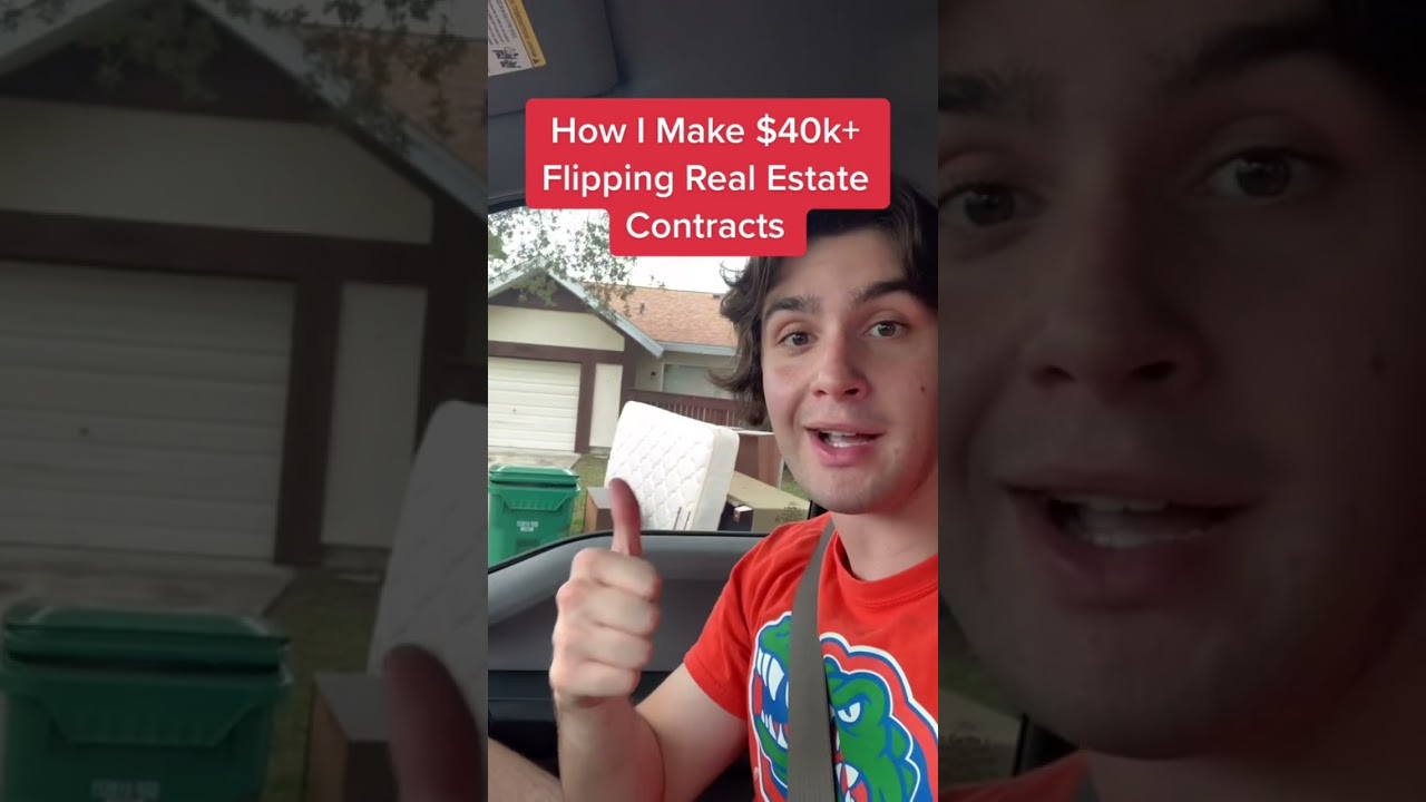 Make $40k+ a Month Flipping Real Estate Contracts! 🏡 #shorts #youtubeshorts #viral #sidehustle