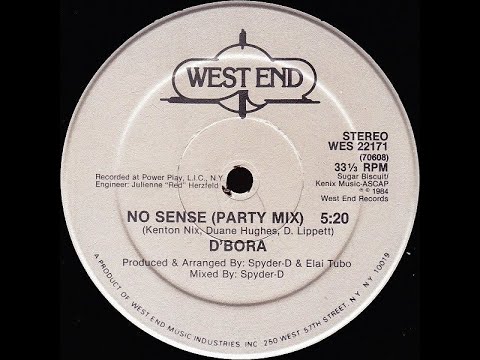 D'Bora - No Sense (Party Mix) West End records 1984