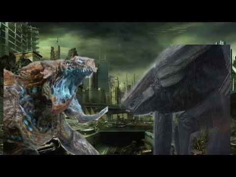 Mega-Kaiju vs Female Muto (Halloween Special)