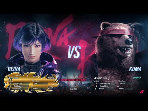 Devil Reina vs Kuma - Tekken 8 Quick Match