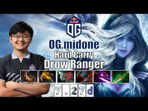 Drow Ranger | OG.midone | Hard Carry Drow Ranger | 7.27d Gameplay Highlights