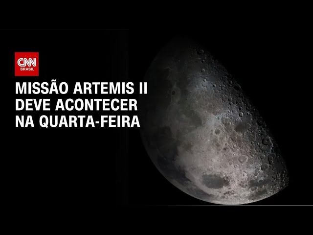 Missão Artemis II para a Lua deve acontecer na quarta-feira | LIVE CNN