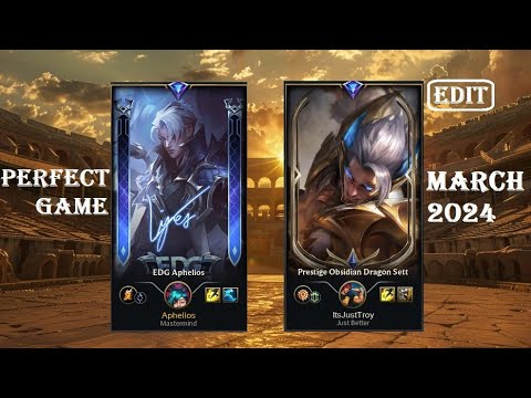 What a Perfect Game Looks Like Aphelios Sett duo bot