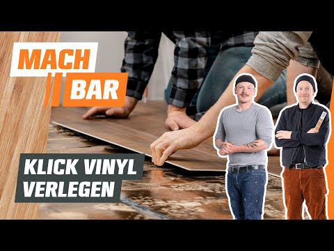 Laying and cutting click vinyl | OBI