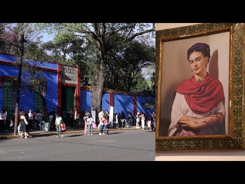 Inside Museo Casa Azul, birthplace and home of Frida Kahlo