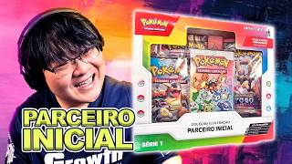 💥COLEÇÃO DE PARCEIROS INICIAIS!!! SERÁ QUE TIREI O QUE EU QUERIA? (Pokémon TCG Unboxing)