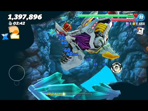 instant gold rush locations on pacific Islands - hungry shark world