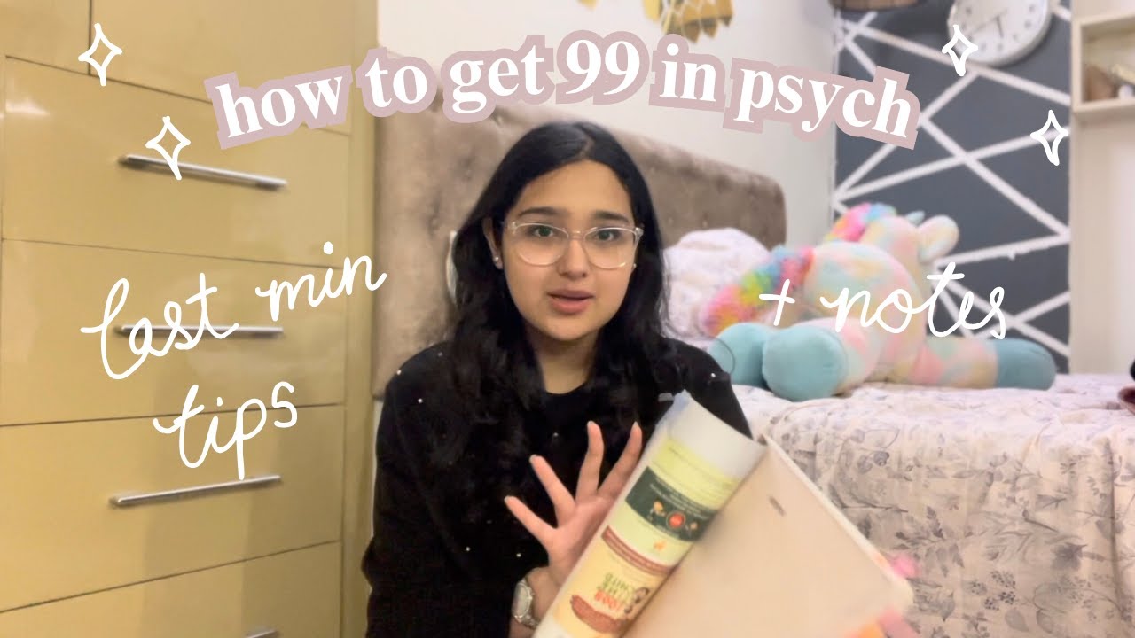 how i got 99 in psychology & you can too | cbse class 12
