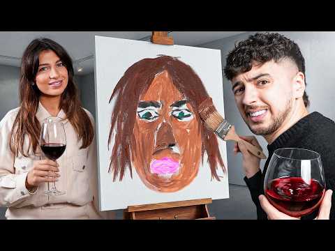 We Tried Couple's Painting DRUNK