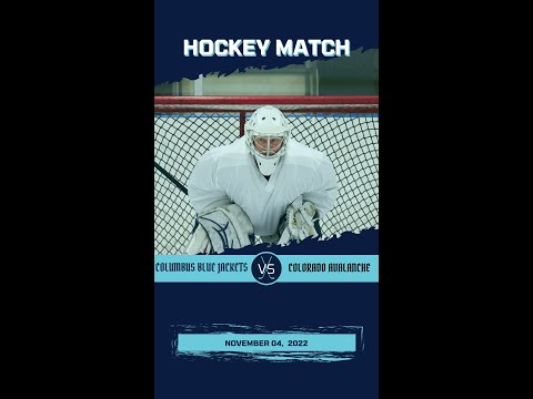 Columbus Blue Jackets vs Colorado Avalanche, Scores Last Night Game. (Nov. 04, 2022). #shorts