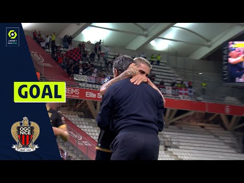 Goal Andy DELORT (77' - OGCN) STADE DE REIMS - OGC NICE (2-3) 21/22