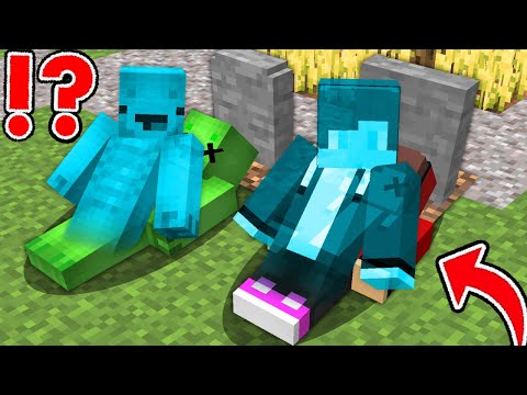 JJ and Mikey Became a SCARY GHOSTS in Minecraft Challenge - Maizen Mizen JJ and Mikey