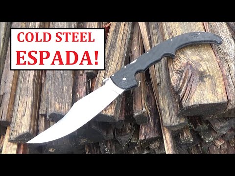 Cold Steel Espada XL - A True Classic - Folding Knife Slays (Bottles) Pocket Sword EDC
