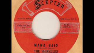 SHIRELLES  Mama Said  APR &#39;61