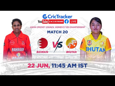 🔴 LIVE: Match 20 Bahrain Women vs Bhutan Women Live Cricket | ACC Women's T20 Championship LIVE