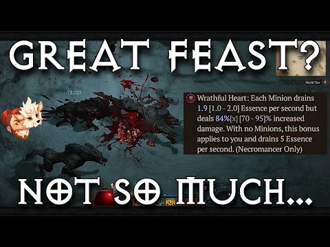 What Does This Heart Even Do? | Testing The Great Feast Heart in Season 1 Diablo 4