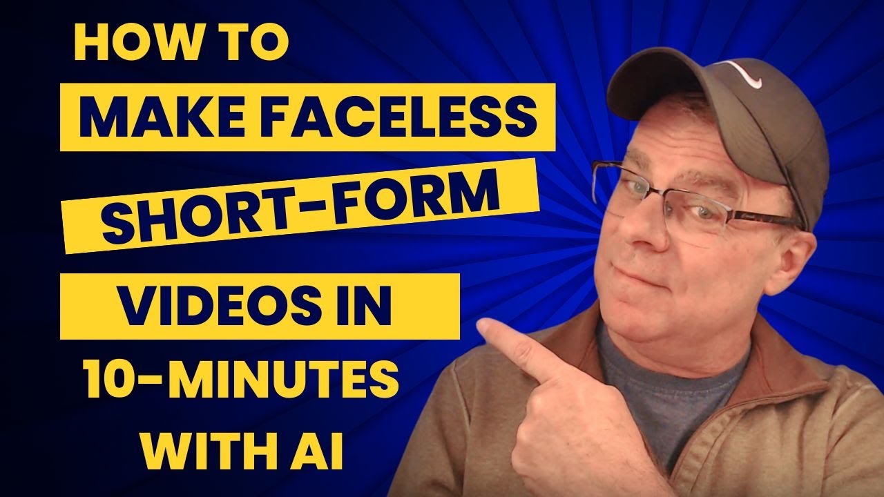 How to Create Faceless Short-Form Videos in 10-Minutes with AI
