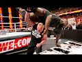 Brock Lesnar Goes Berserk At The Ringside Area Raw March 3 2014