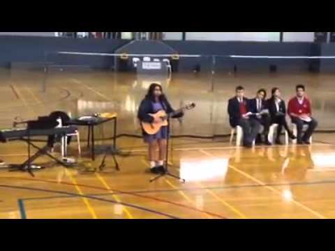 Amazing Singer kills it at school talent show