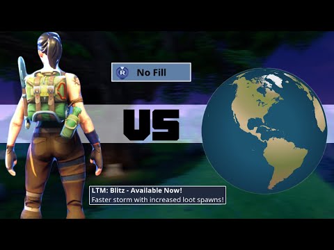 I WON SOLO vs SQUADS on the NEW BLITZ MODE (1v4 fortnite)