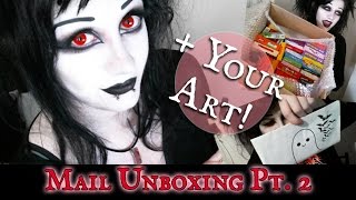 MAIL UNBOXING #2 + FAN ART! | Black Friday