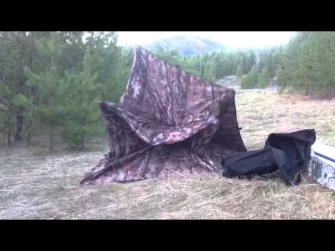 Brickhouse hunting blind review set up Ameristep