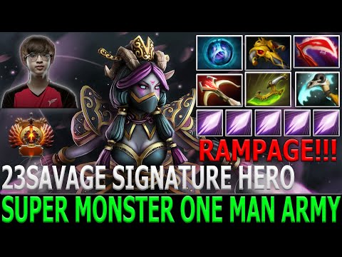 23SAVAGE [Templar Assassin] Super Monster One Man Army Brutal 24 Kills Triple Rampage | Dota 2