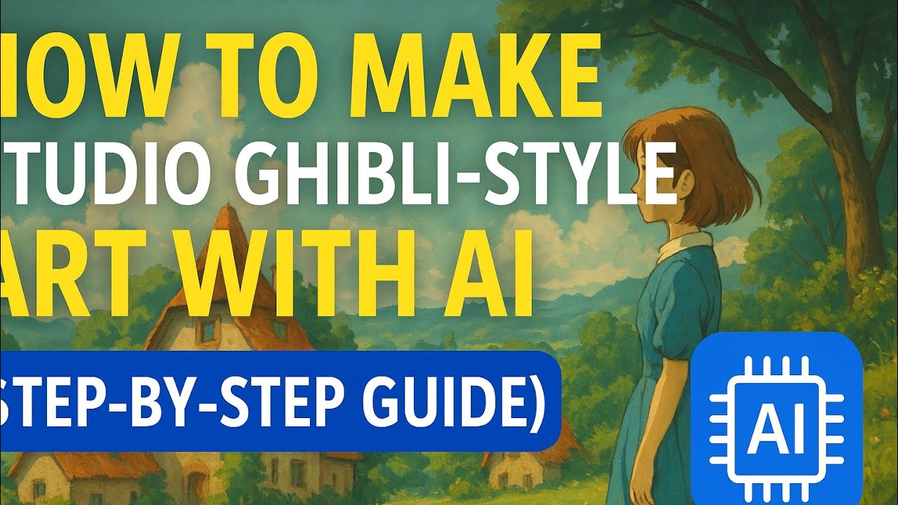 How to Make Studio Ghibli-Style Art with AI! 🎨✨ (Step-by-Step Guide) Free