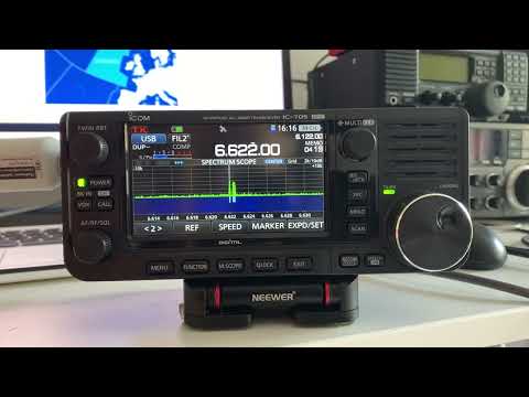 Shanwick Radio Oceanic Control 6622 kHz copied with Icom IC-705