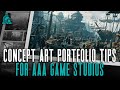 Concept Art Portfolio Tips For AAA Game Studios