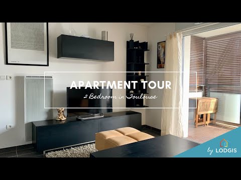Apartment Tour // Furnished 2 Bedroom 58m2 in Toulouse – Ref : 3T322458
