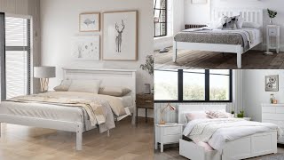 61 Modern White Wooden Bed Design Ideas II White Wooden Bed Frame Design Ideas
