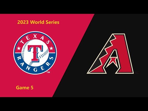 2023 World Series: Texas Rangers @ Arizona D-backs - Game 5
