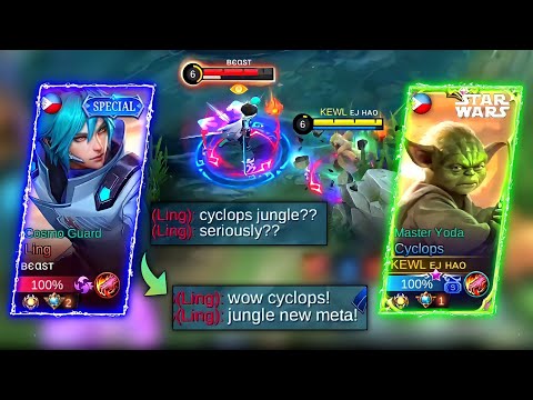 CYCLOPS MASTER YODA VS TOP GLOBAL LING | INTENSE SUPREME BATTLE - MLBB