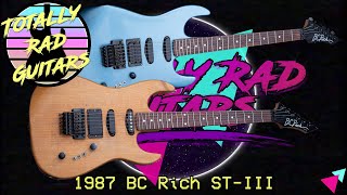 Video thumbnail for 1987 B.C. Rich ST-III - Overview by Totally Rad Guitars