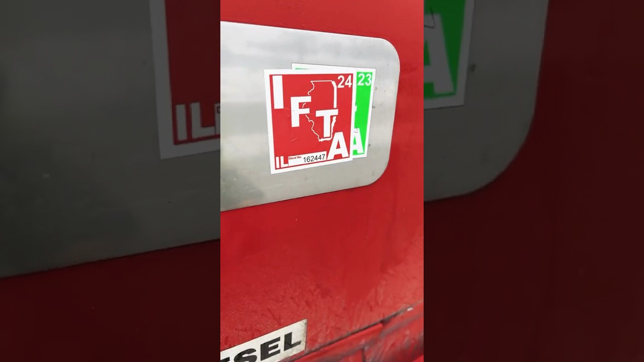 #2024 #ifta decals 🚛 #trucker #18wheeler #shorts #reels