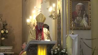 preview picture of video 'Wprowadzenie relikwi Jana Pawła II'