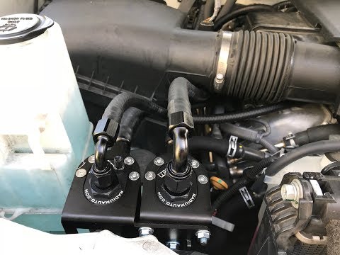 Installing Radium Oil Catch Cans on Toyota Tundra