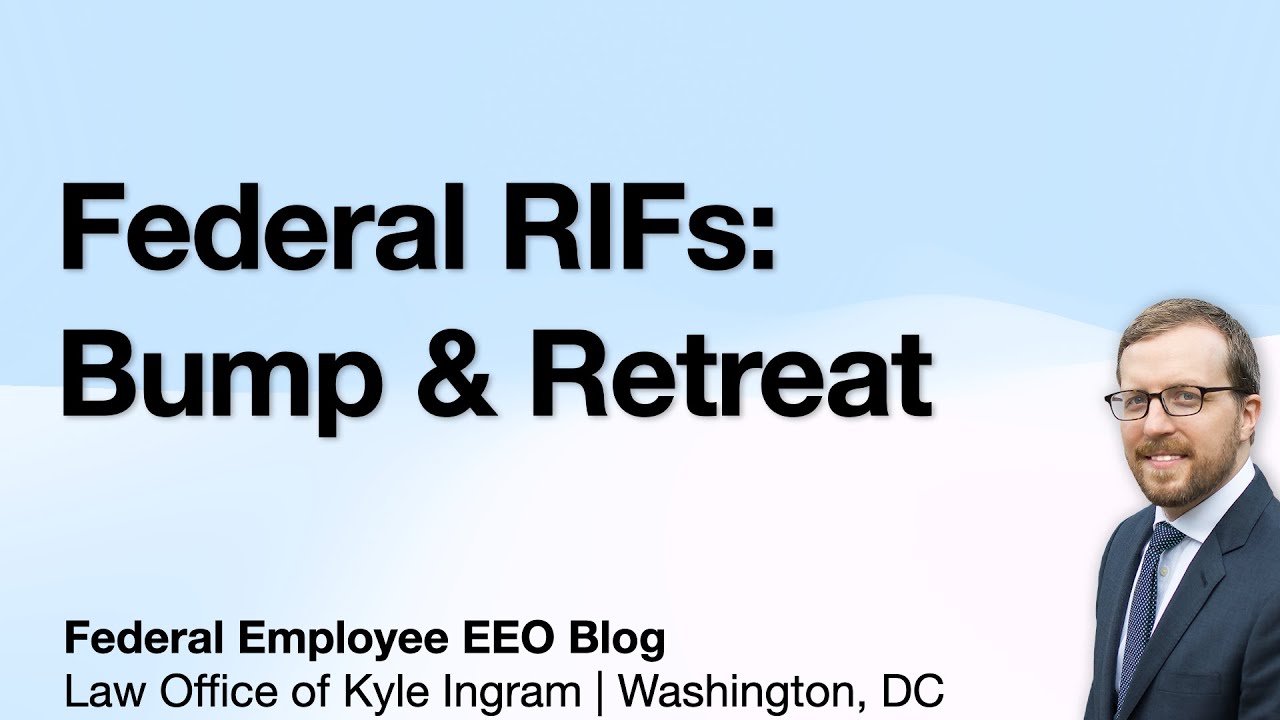 Federal RIF Survival: Tenure Groups, Bumping & Retreat Rights