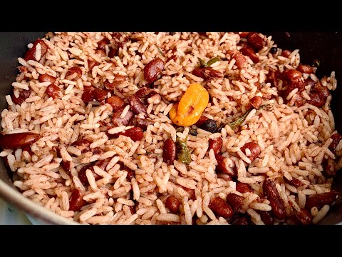 Beginner friendly Jamaican Rice & pea, NO meat needed!