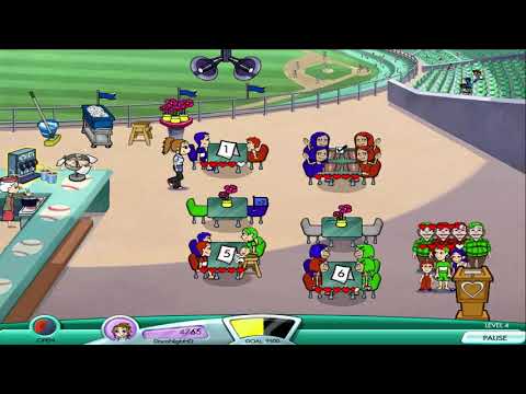 Diner Dash 4: Hometown Hero Walkthrough - Level #14 - Diner at Homerun Park - Families