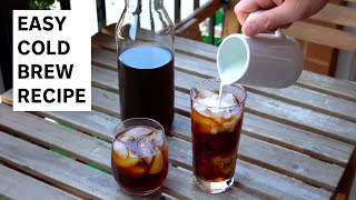 How to make cold brew coffee without special equipment