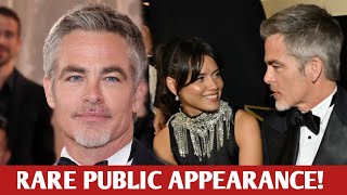 Chris Pine & Girlfriend Keyana Sky Wenger Make Rare Public Appearance at 2026 Golden Globes