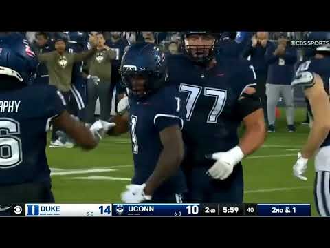 2025 UConn vs Duke Football Highlights