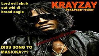 AIDONIA "KRAYZAY" diss song for who?  Pen&Paper review