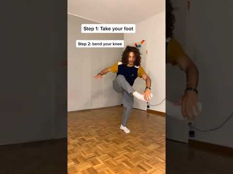 Jump over your leg Tutorial #dance #tutorial