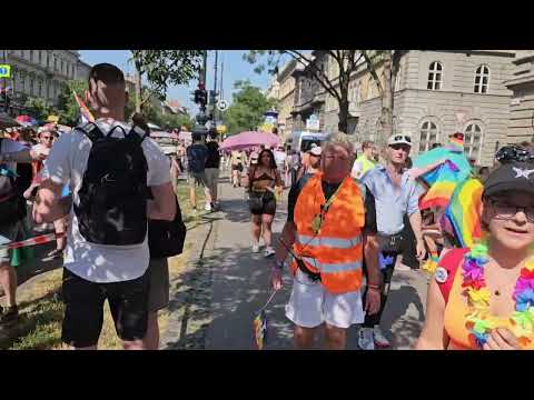 gay pride parade, budapest 2023