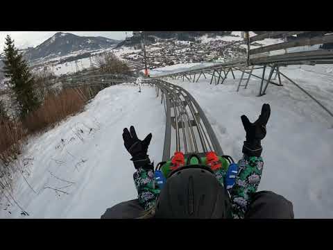 Alpine Coaster Zell am See Kaprun Maisi Flitzer 'Best Day Ever!' ❄😃