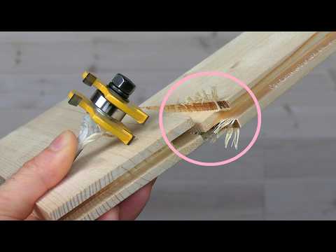 Cheap router bits for tongue and groove joints. Nothing is as easy as it seems